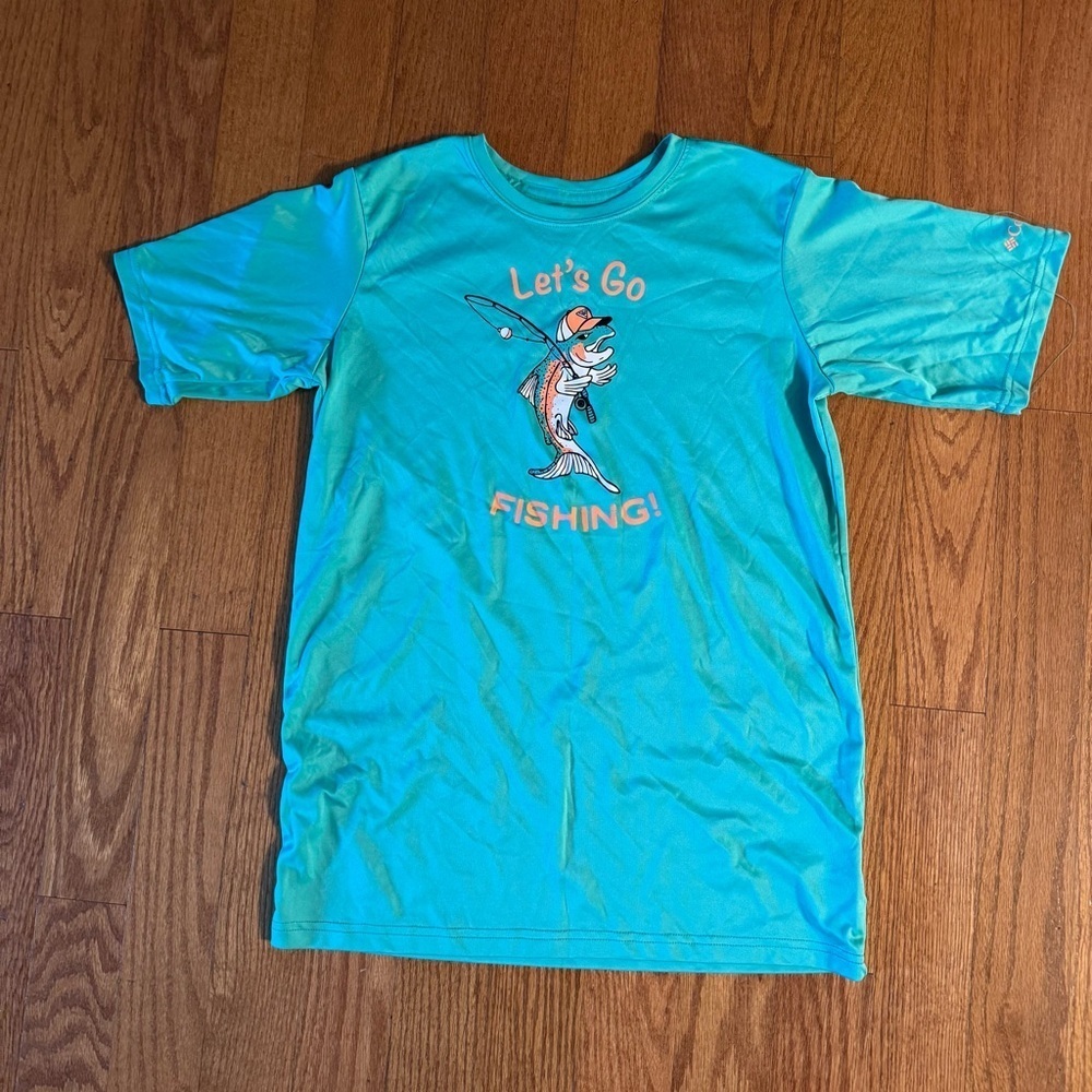 Columbia Teal Sportswear Shirt Youth Size XL